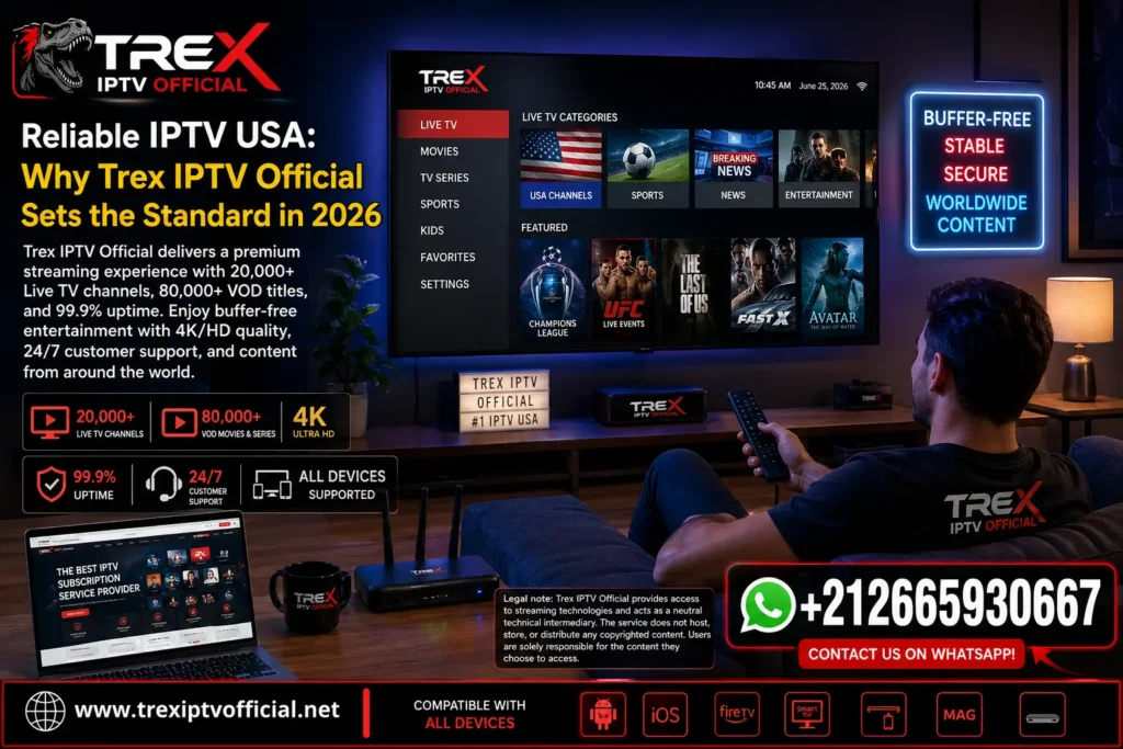 reliable iptv usa streaming on smart tv and firestick devices