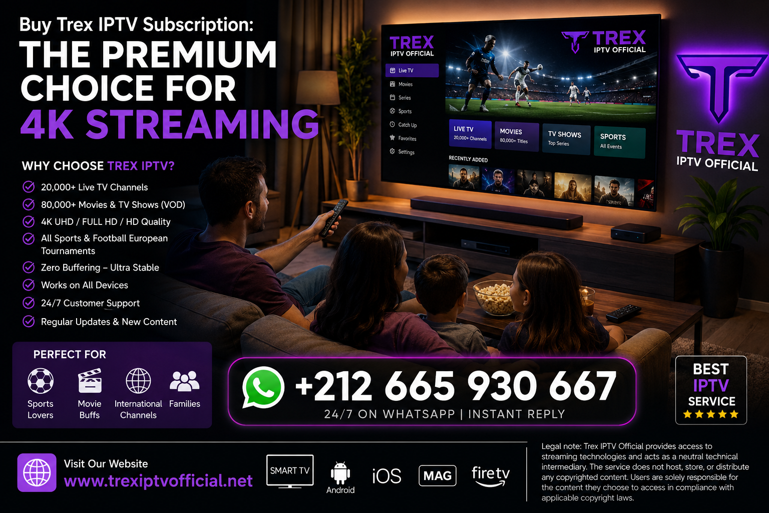 Buy Trex IPTV Subscription