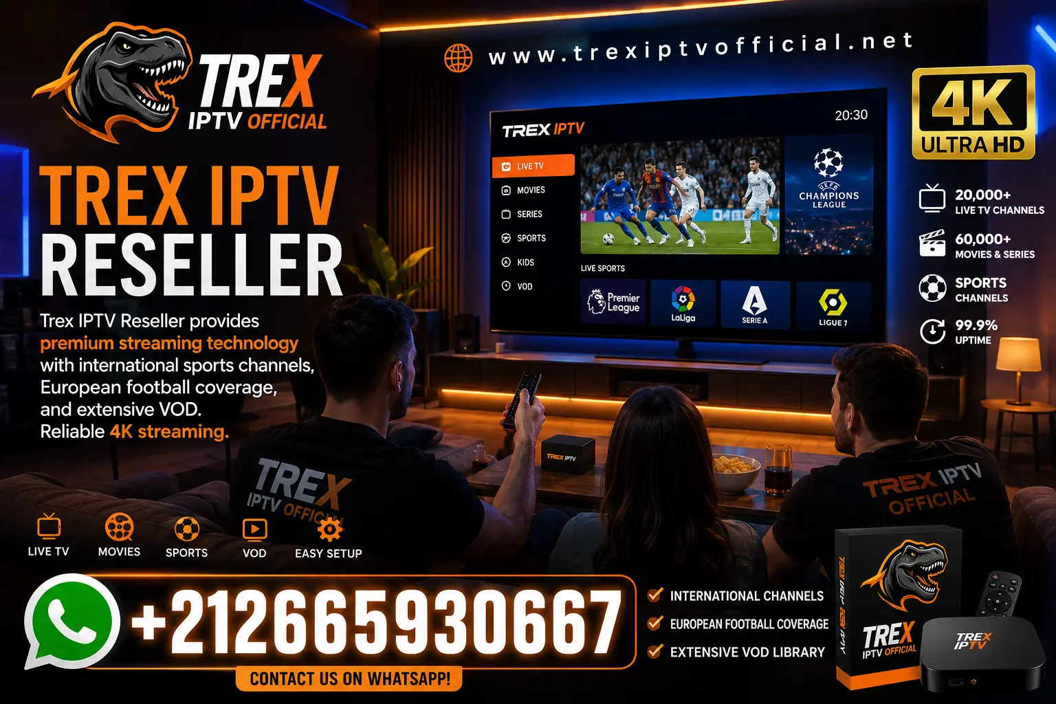 Trex IPTV Reseller