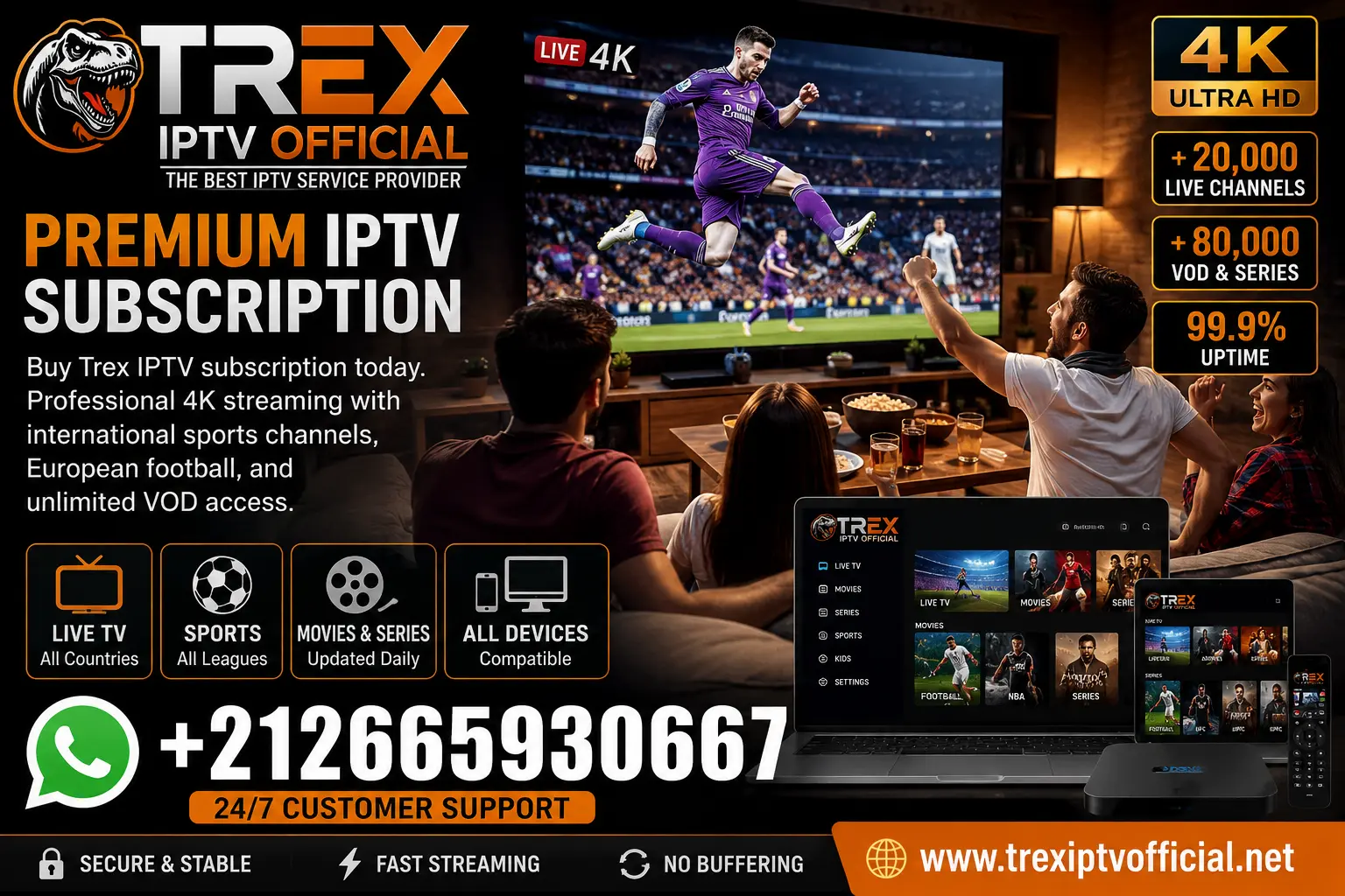 Buy Trex IPTV Subscription