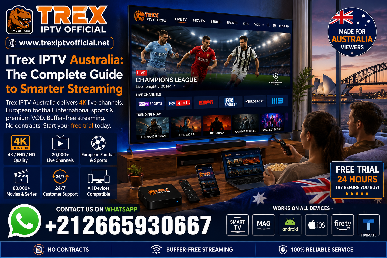 Trex IPTV Australia